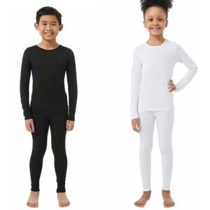 NEW Unisex Kids Sz XL (16-18) Shirt & Legging Stretchy Base Layer Set 32 DEGREES